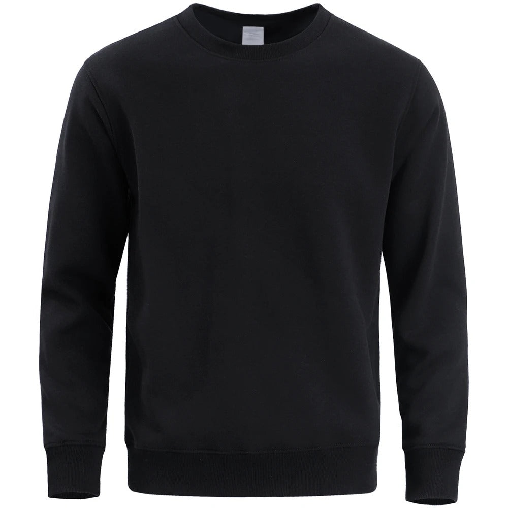 Ultimate Comfort Men’s Black Sweatshirts - Durable, Stylish, and Ultra-Soft