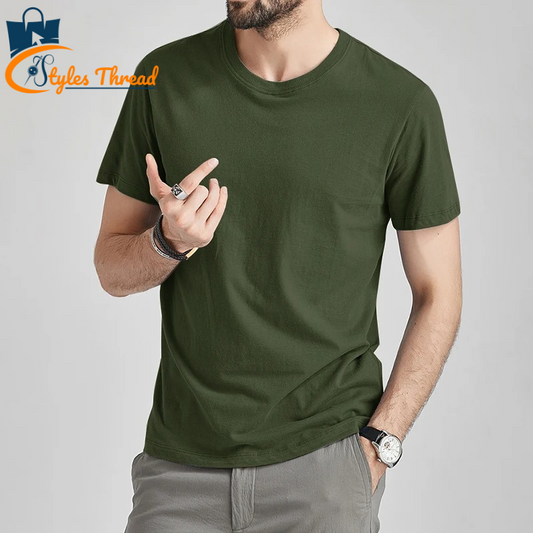 Breathable Green T-Shirt – Premium Summer Essential