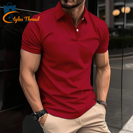 Maroon Polo Shirt for Men | Comfort Meets Smart Style