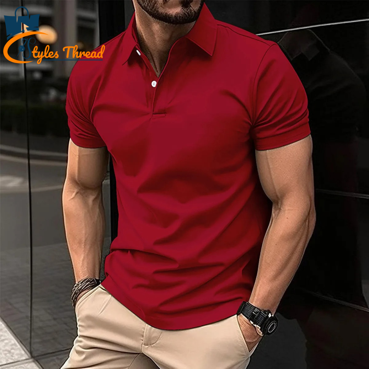 Maroon Polo Shirt for Men | Comfort Meets Smart Style