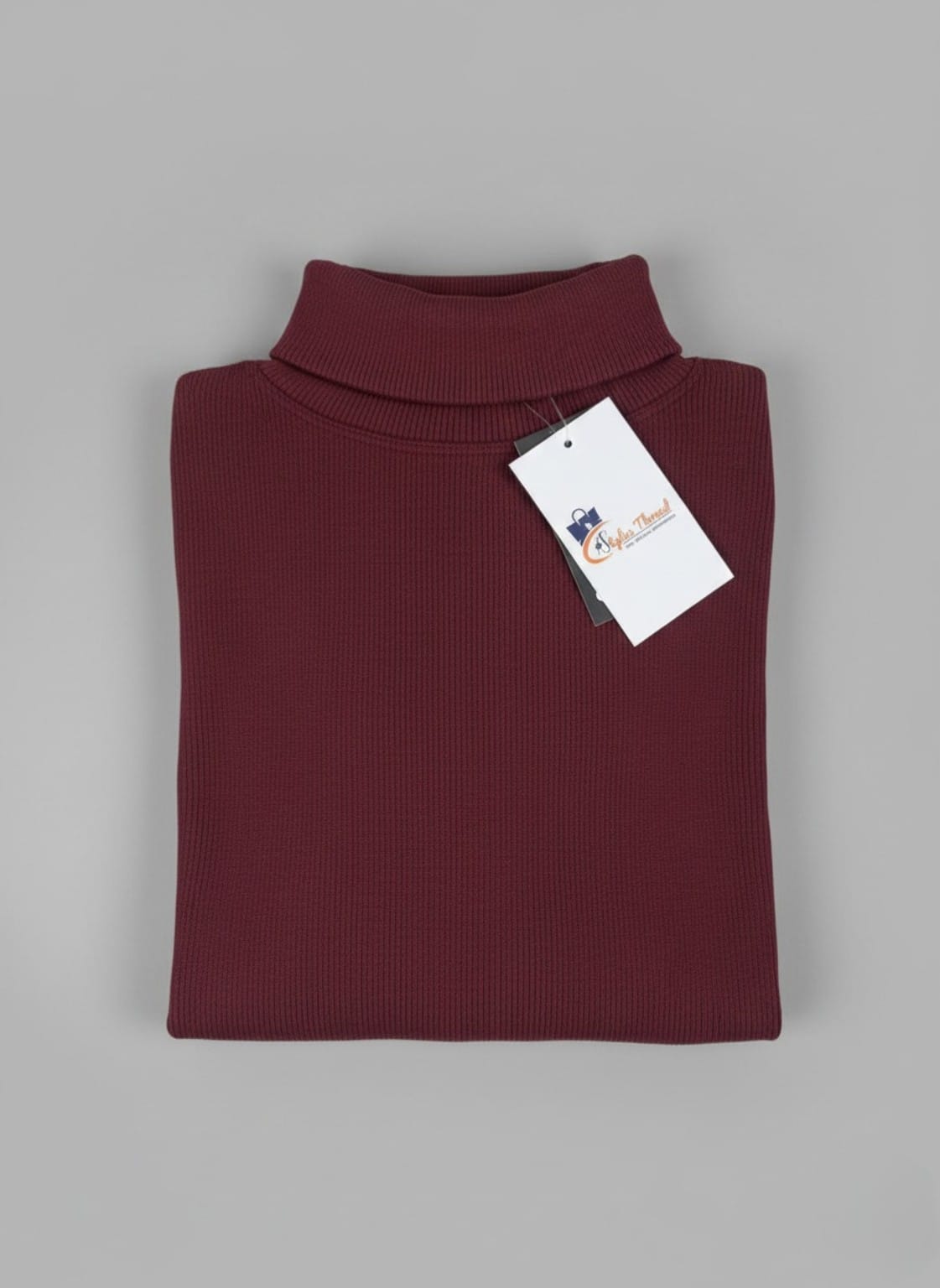 Maroon High Neck for Men | Stretchable and Stylish