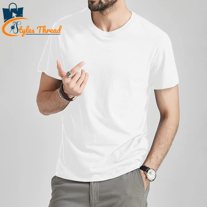 Breathable White T-Shirt – Premium Summer Essential