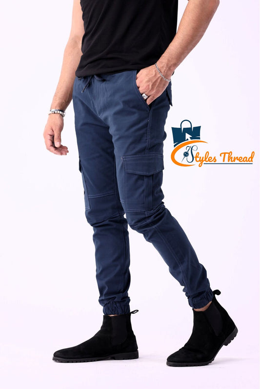 Blue Cargo Pants for Men | Everyday Essential