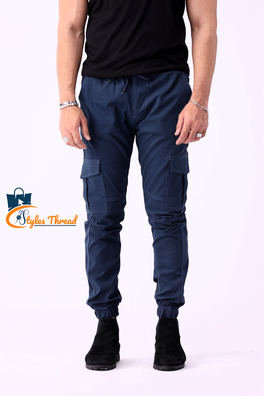 Blue Cargo Pants for Men | Everyday Essential