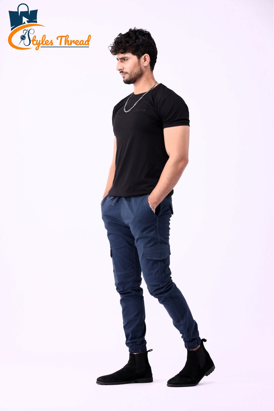 Blue Cargo Pants for Men | Everyday Essential