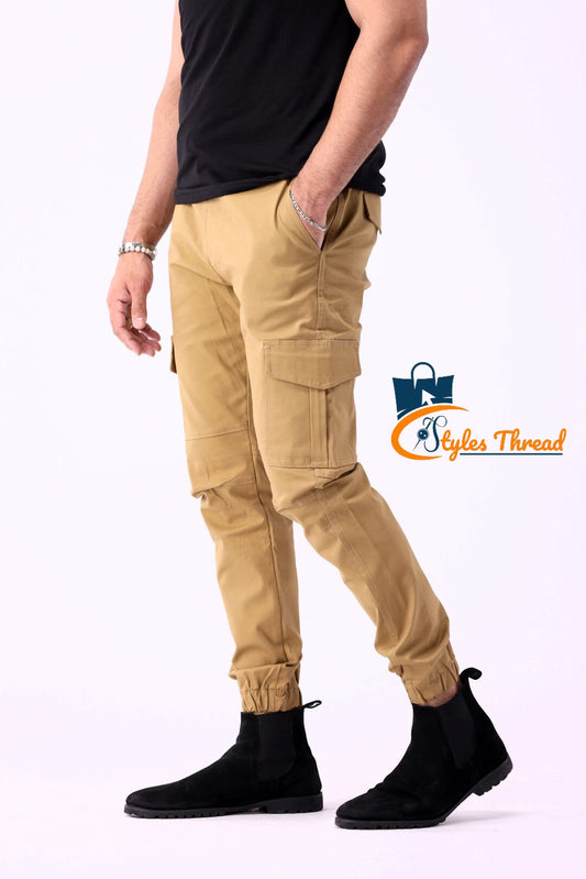 Camel Cargo Pants for Men | Everyday Essential