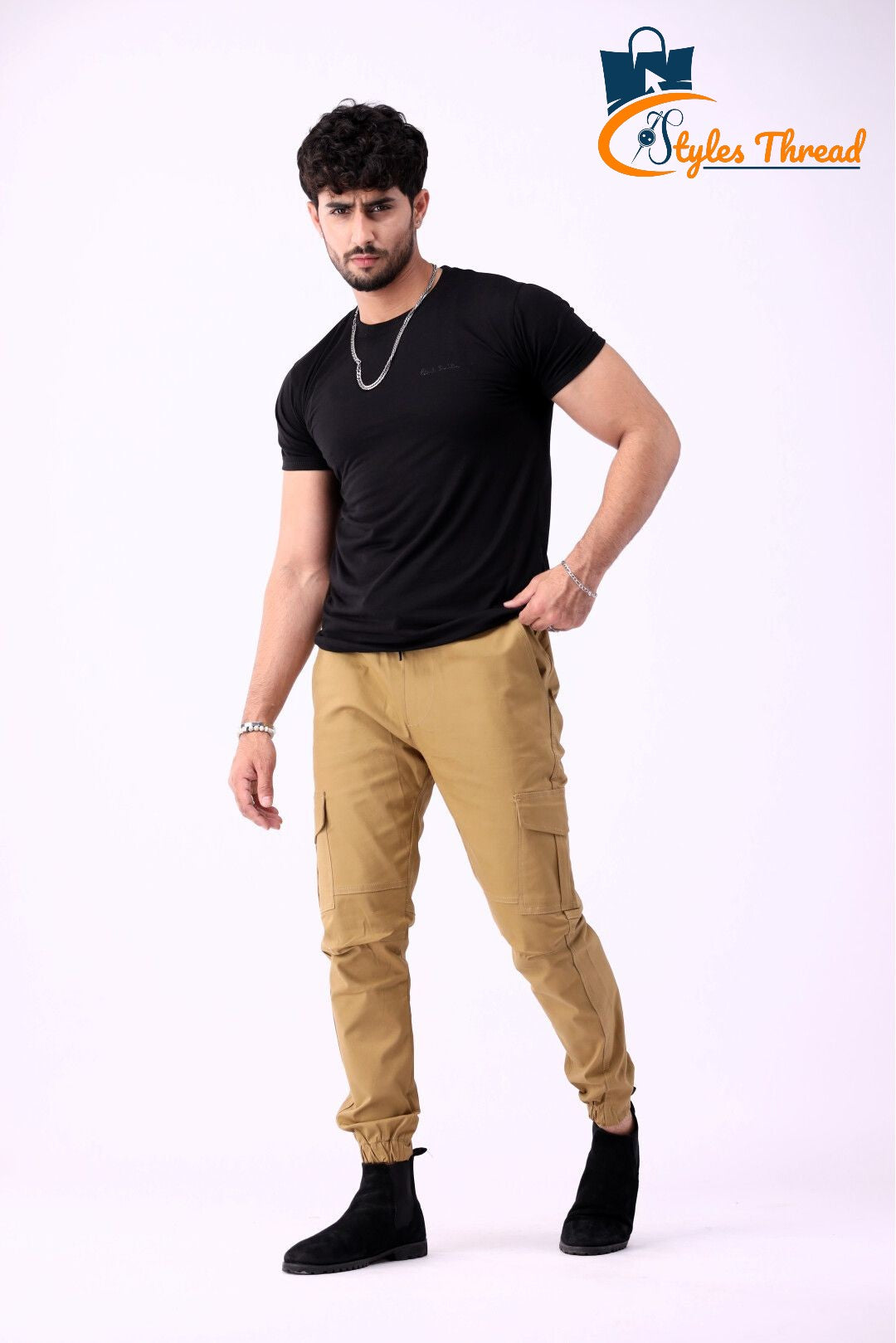 Camel Cargo Pants for Men | Everyday Essential