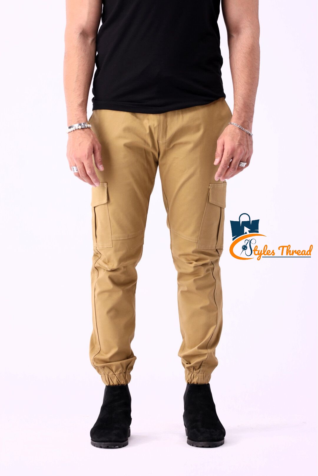 Camel Cargo Pants for Men | Everyday Essential