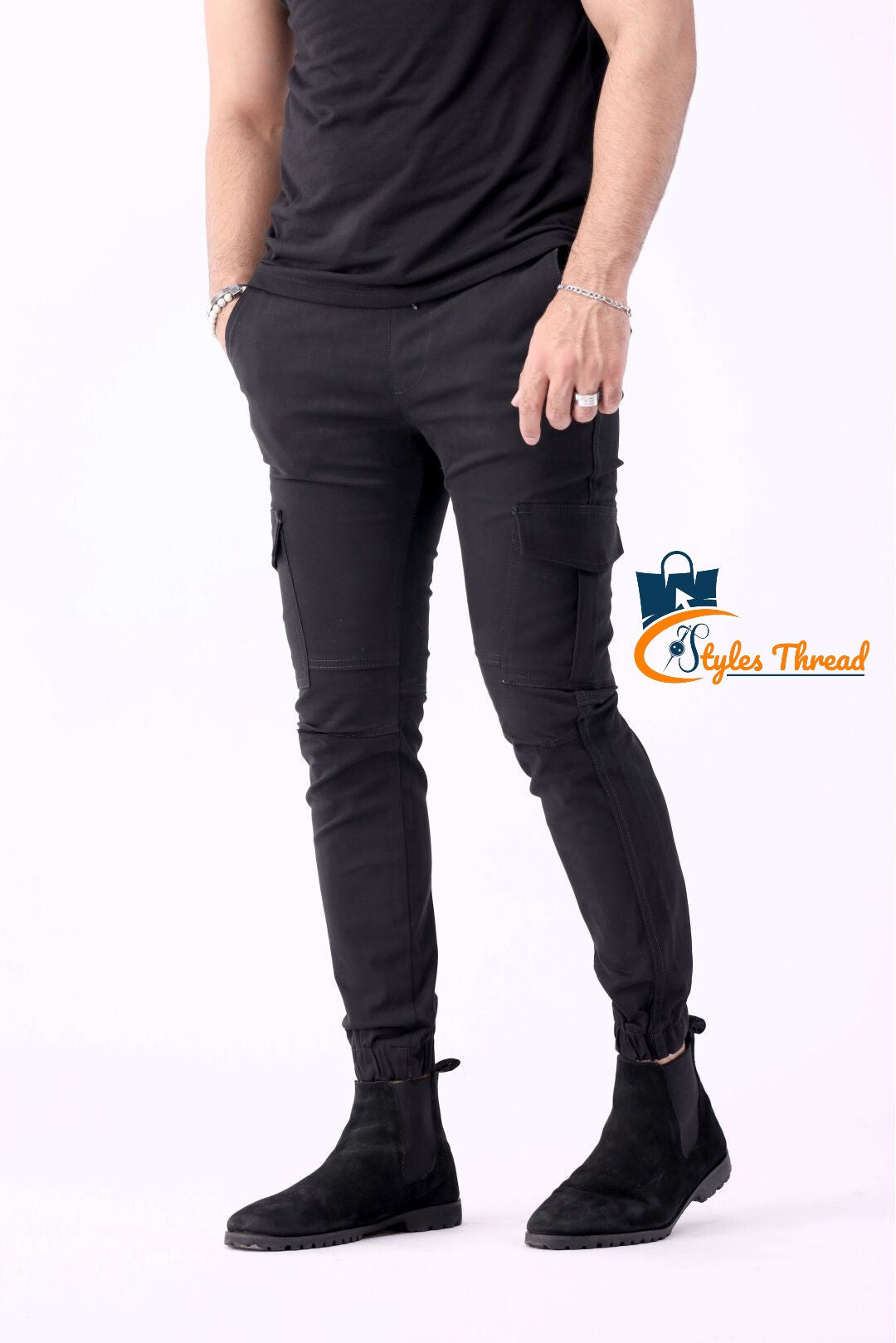 Black Cargo Pants for Men | Everyday Essential