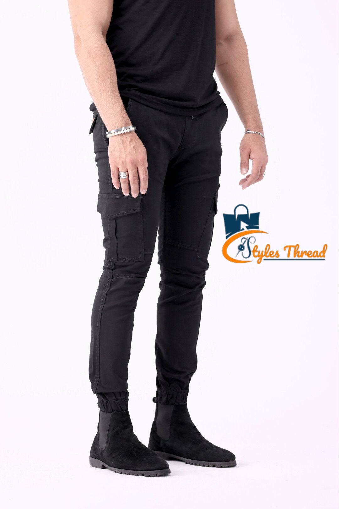 Black Cargo Pants for Men | Everyday Essential