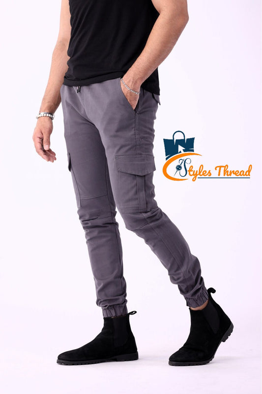 Grey Cargo Pants for Men | Everyday Essential