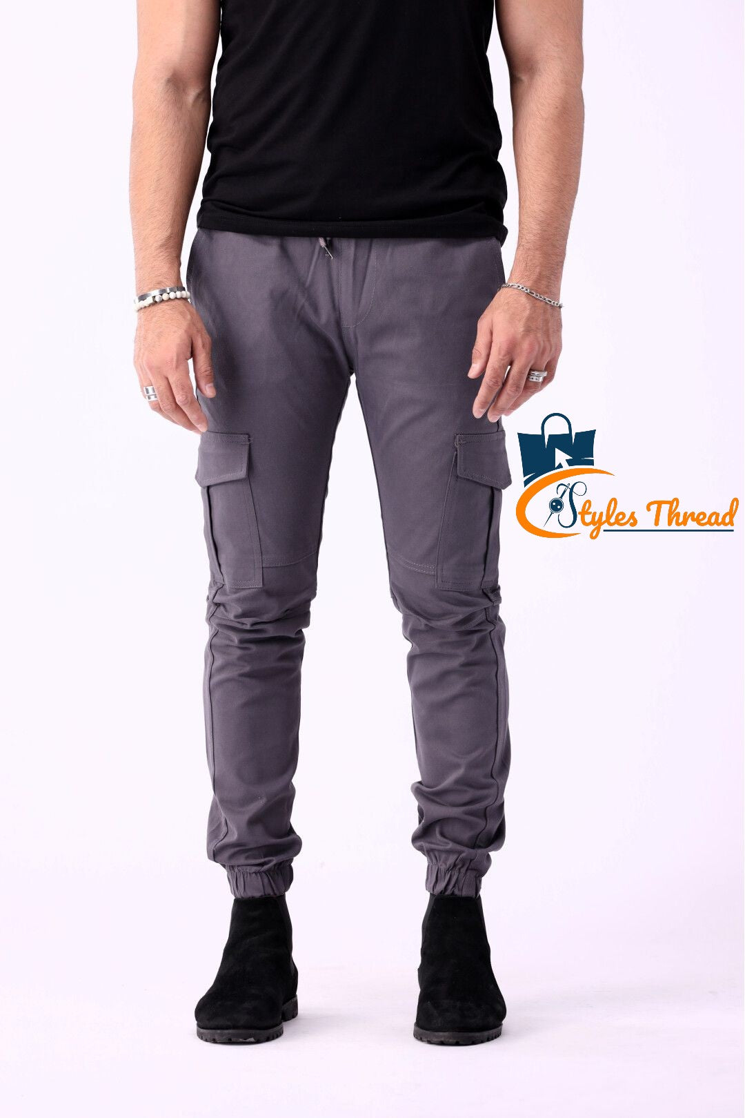 Grey Cargo Pants for Men | Everyday Essential