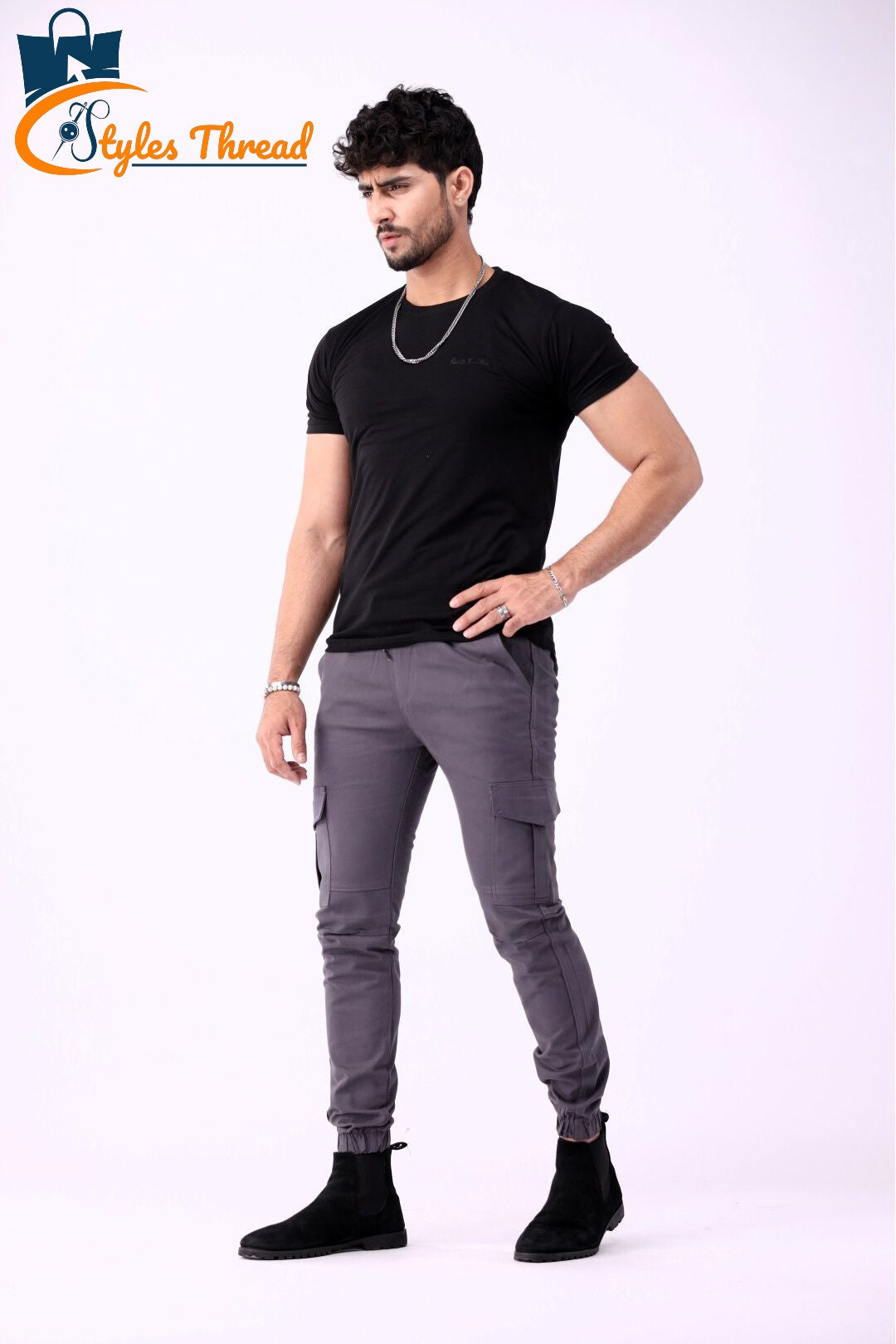 Grey Cargo Pants for Men | Everyday Essential