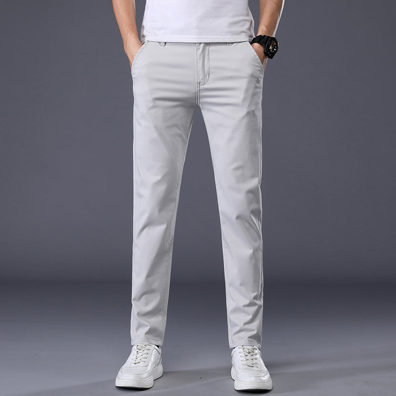Men's White Cotton Jeans – Effortless Style & All-Day Comfort!