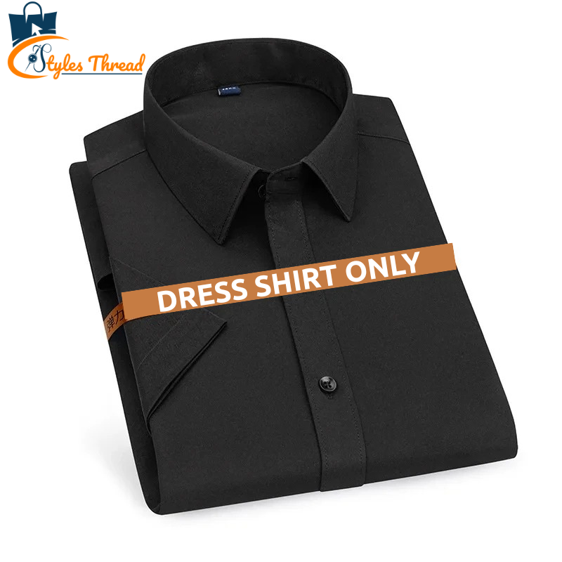 Black Dress Shirt for Men