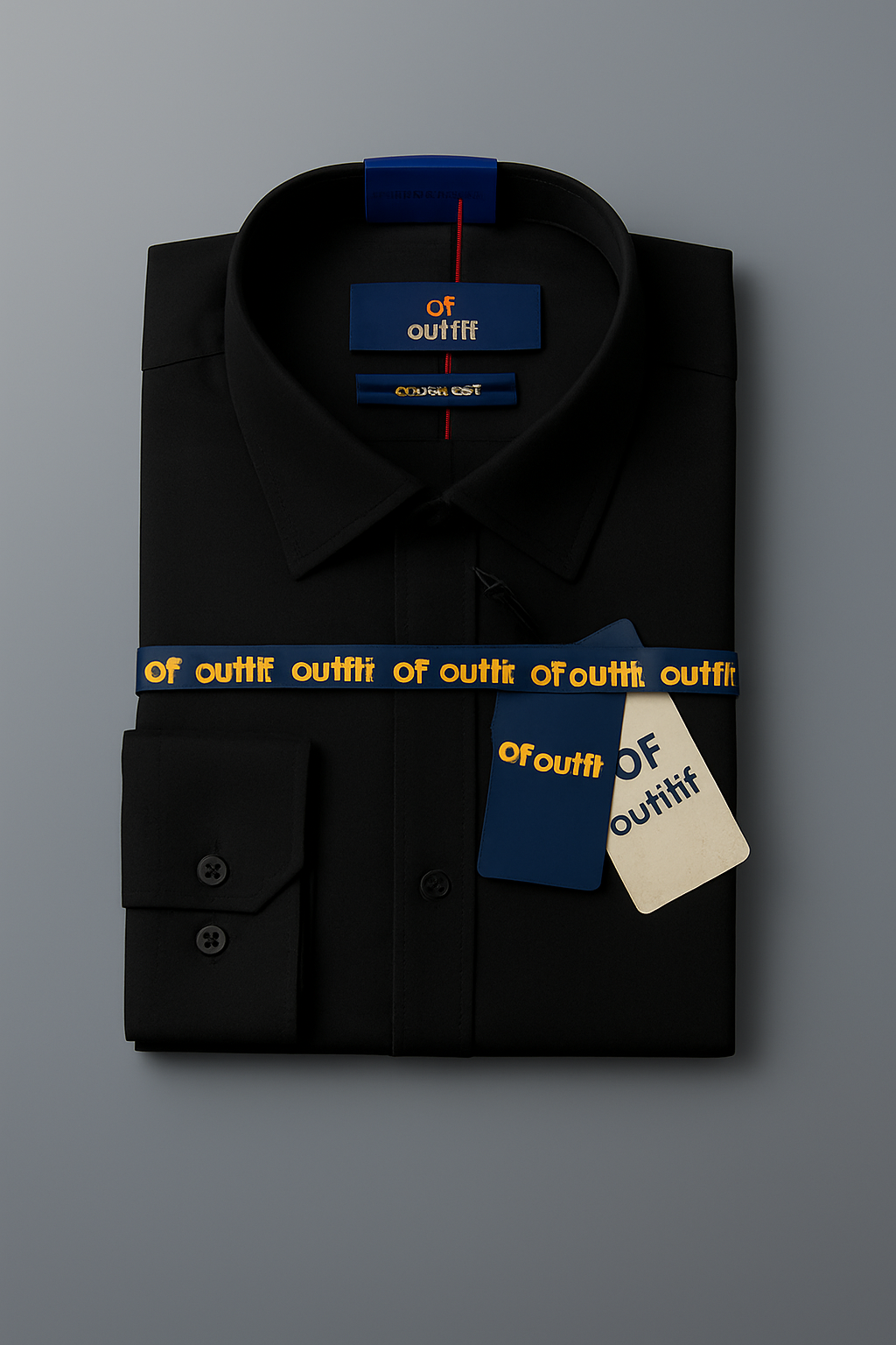 Black Dress Shirt for Men