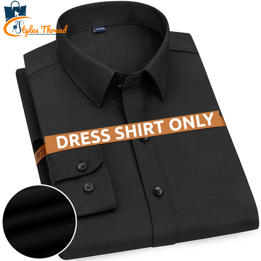 Black Dress Shirt for Men