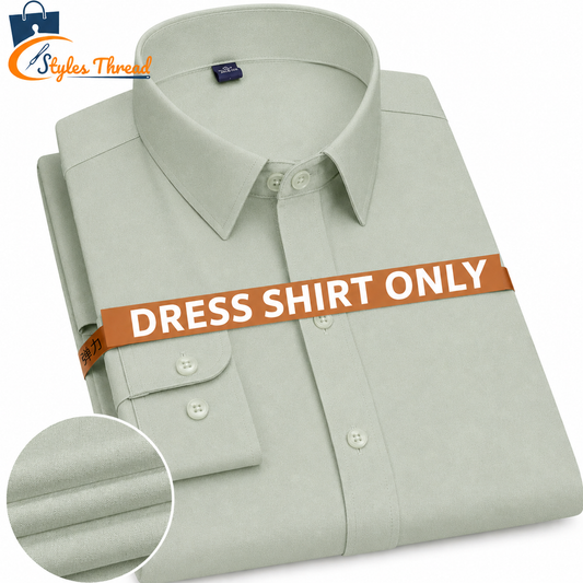 Sage Green Dress Shirt for Men