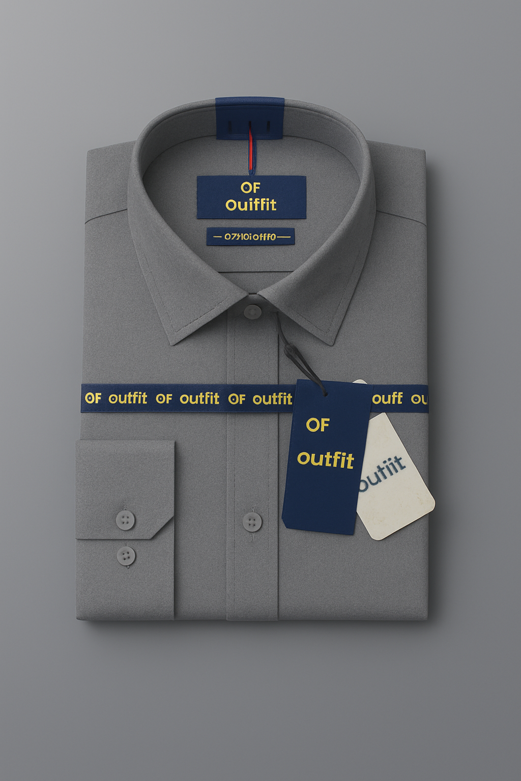 Grey Dress Shirt for Men