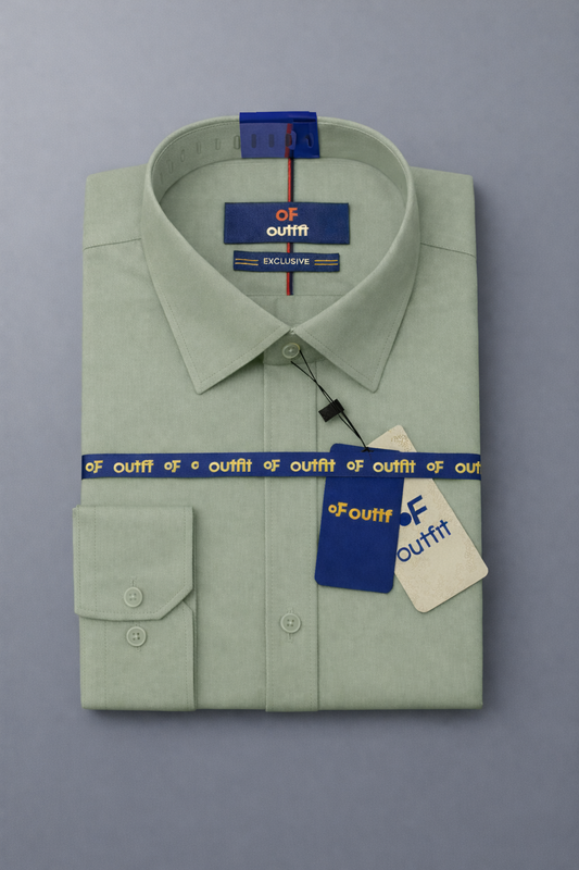Sage Green Dress Shirt for Men