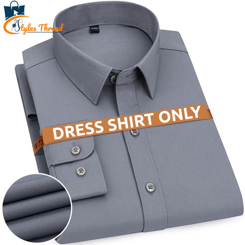 Grey Dress Shirt for Men