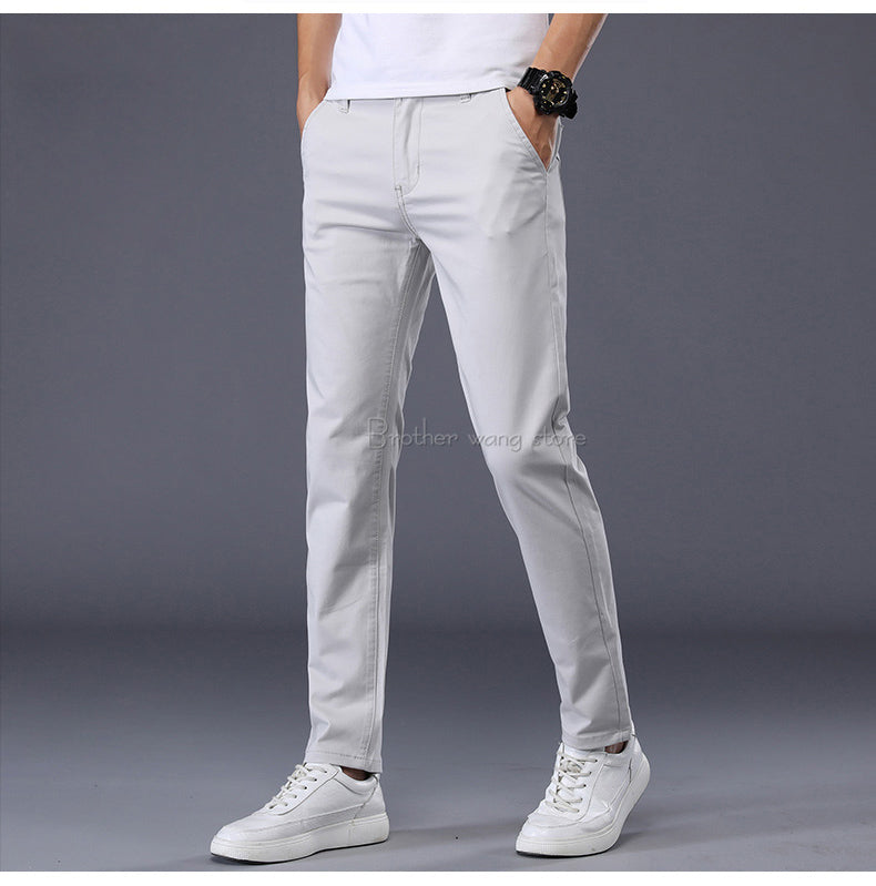 Men's White Cotton Jeans – Effortless Style & All-Day Comfort!