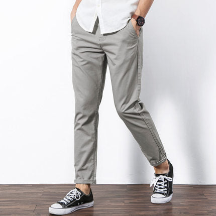 Men's Light Grey Cotton Jeans – Effortless Style & All-Day Comfort!