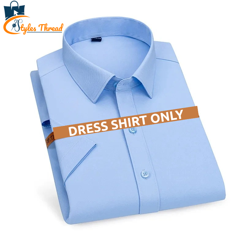 Sky Blue Dress Shirt for Men