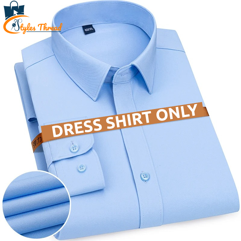 Sky Blue Dress Shirt for Men