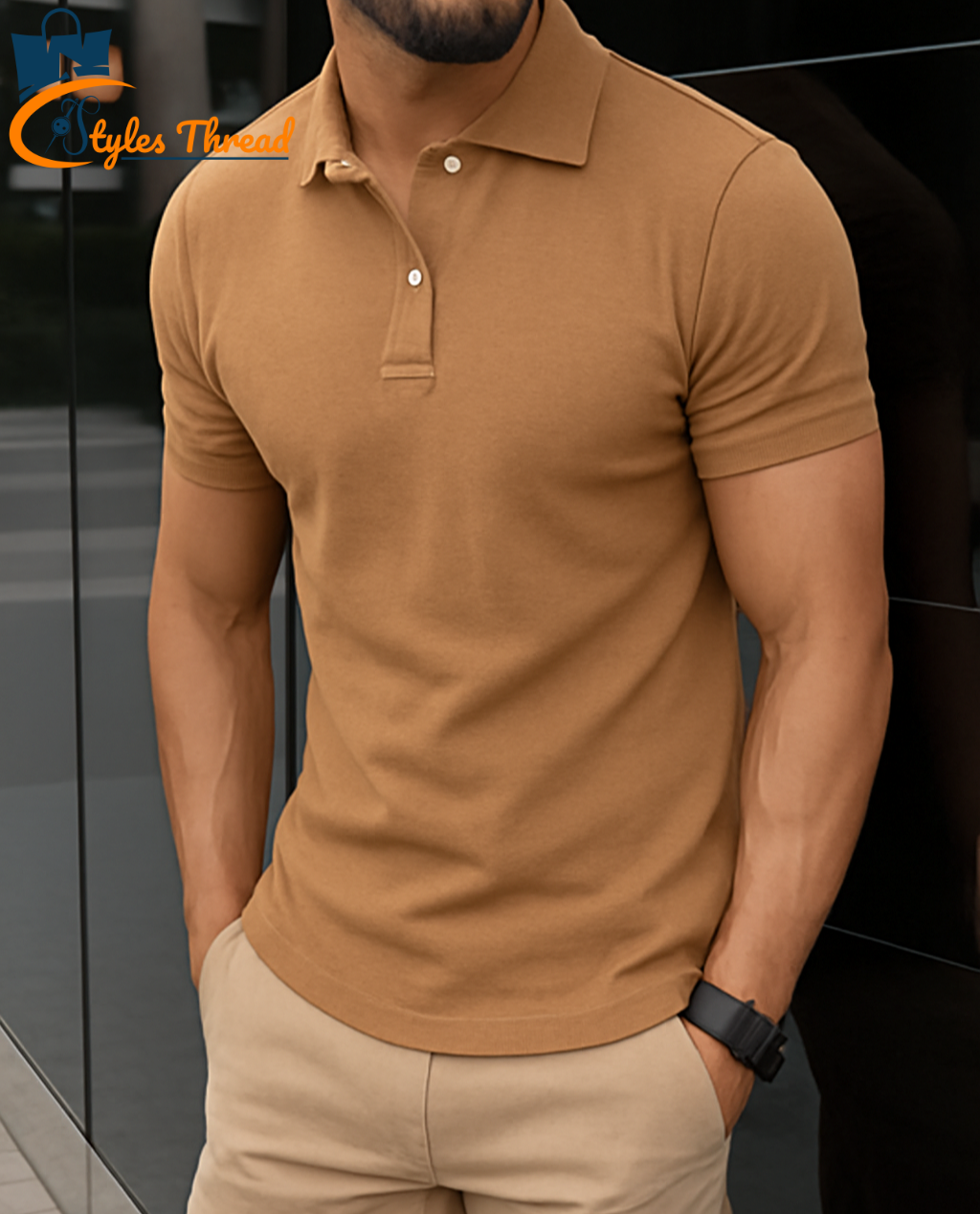 Brown Polo Shirt for Men | Comfort Meets Smart Style