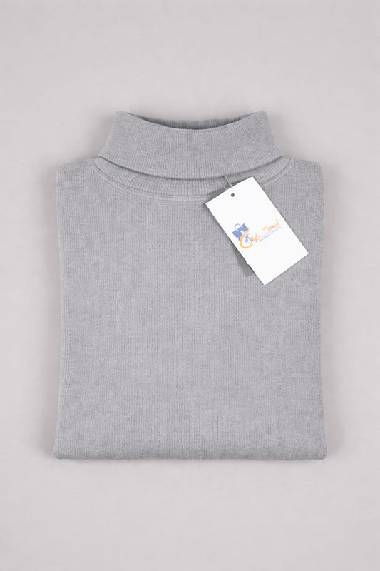 Grey High Neck for Men | Stretchable and Stylish