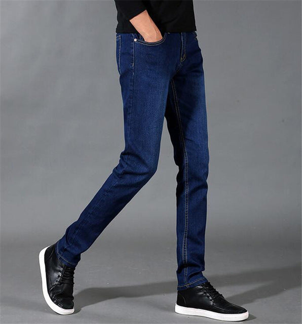 Stretchable Dark Blue Jeans Pants