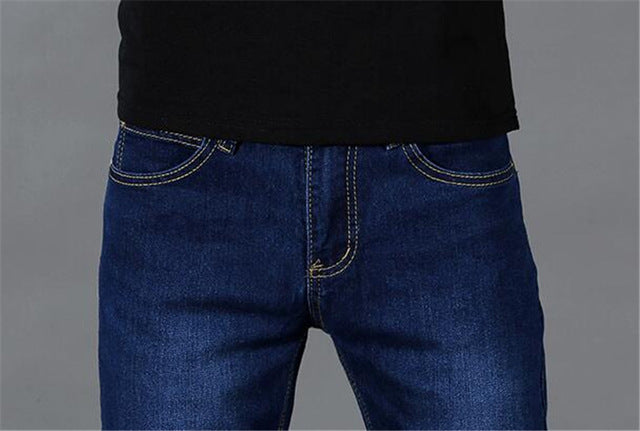 Stretchable Dark Blue Jeans Pants